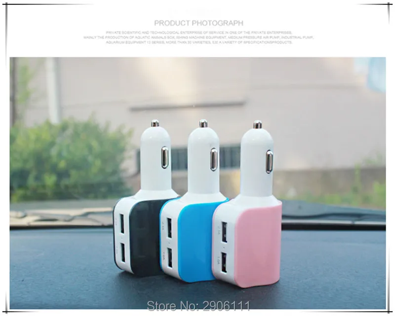 Car styling accessories dual USB Car Charger Universal quick for iPhone