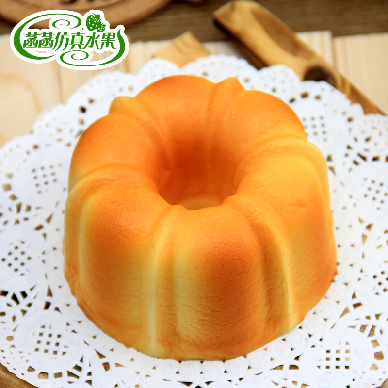 

High artificial big cake bread PU material bread fragrance artificial super cake bread
