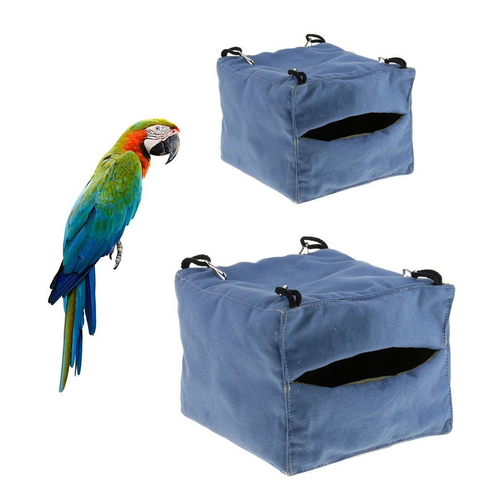 Bird Cage Cockatiel Conure Breeding Nest Box Cage Blue