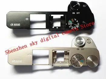 

new For SONY ALPHA A6000 Top Cover with Popup Flash and Dial REPAIR PART ( Black or silver )