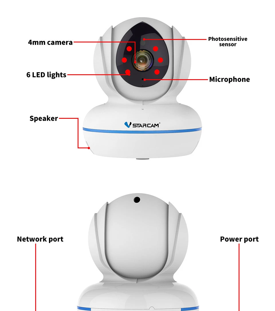 Vstarcam C22Q 4MP Full HD 2,4G/5G WiFi камера Wi-Fi детский монитор камера Wi-Fi панорамирование/наклон видеонаблюдение Безопасность IP CCTV камера