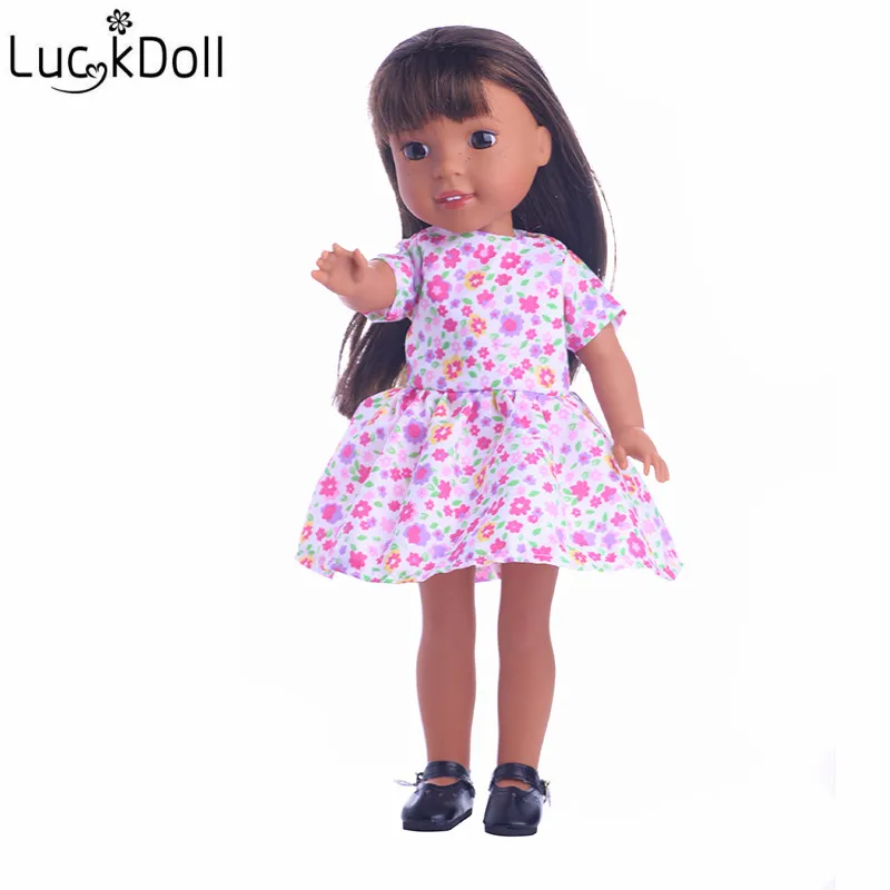 Luckydoll новая кукла одежда аксессуары юбка подходит для 14,5 дюймов Американская женская кукла игрушка детский лучший праздничный подарок