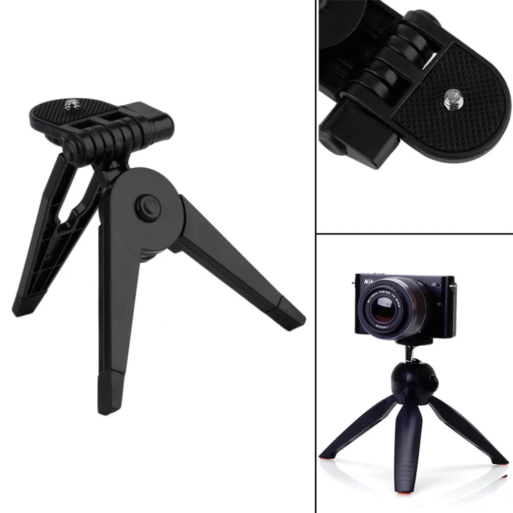 Portable Mini Plastic Foldable Photography Tripod Table Desk Stand