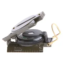 Портативный складной армейский зеленый объектив Компас Американский военный Многофункциональный Мини Кемпинг скалолазание открытый Campass инструмент