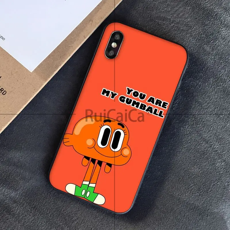 Ruicaica the Amazing World Gumball gumball Новый чехол для телефона Fundas iPhone X XS MAX 6 6S 7 7plus 8 8Plus 5 5S