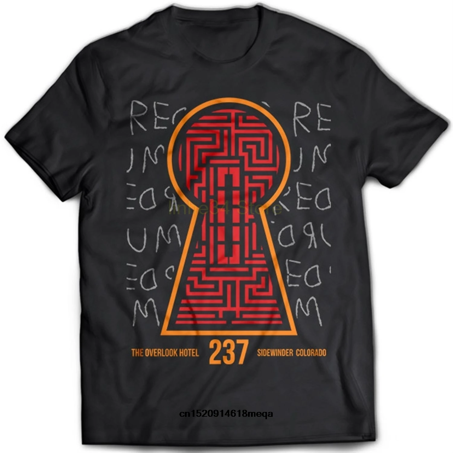 

funny t shirts The Shining Overlook Hotel Stanley Kubrick Stephen King Maze Redrum Men's Fashion T-shirt