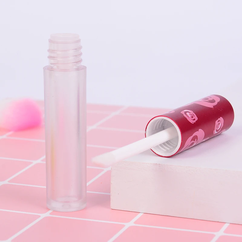 1Pc Container Packaging With Brush Rose Lid Makeup Tooles DIY Empty