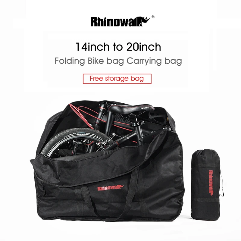 Folding Bicycle Mountain Bike Carry Bag Travel Carrier Transport Luggage 14/"-20/"
