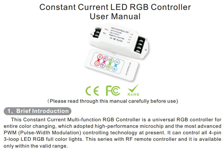 BC-361-CC светодиодный CC контроллер полосы пропускания RGB DC12V-48V 350mA 700mA постоянный ток выход RF удаленный беспроводной перключатель RGB для светодиодный лампы