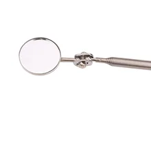 Portable Hand Tools Telescoping Inspection Round Mirror Extending Car Repair Maintenance Angle View Pen Multitool Kit AA