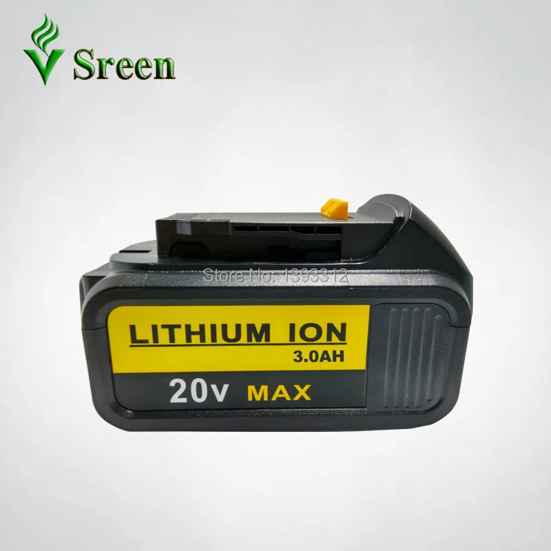 

3000mAh Power Tool Rechargeable 18V Lithium Ion Battery Replacement for DEWALT DCB181 DCB180 DCB182 DCB200 DCB201 DCB203 DCB204