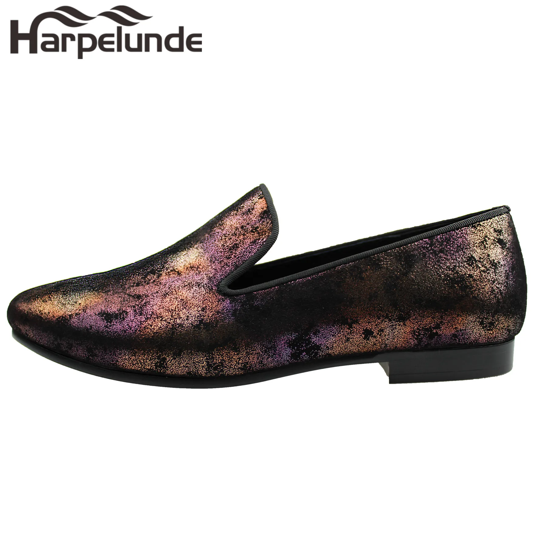 Homens Assorted Flats Sapatos Pintura Harpelunde De Se Vestem Casamento Couro rnqzxwrPS