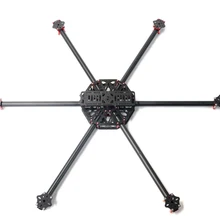 Hh-драконов 1050 мм Большой Класс Профессиональный 25 мм чистого углерода Волокно трубки Hexacopter/octocopter/Quadcopter Рамки комплект