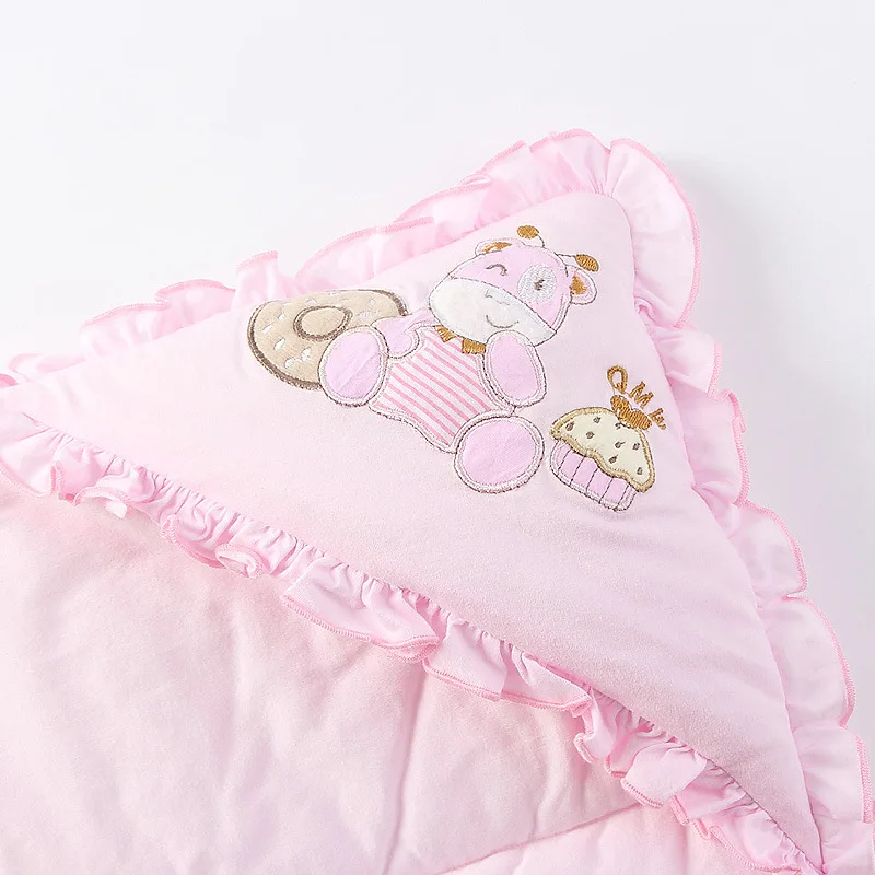 Детское Хлопковое одеяло, 90x90 см, для новорожденных, для младенцев, красочное, симпатичное, простыня, игрушки для малышей, мягкое одеяло для 0-12 месяцев, унисекс, одеяло