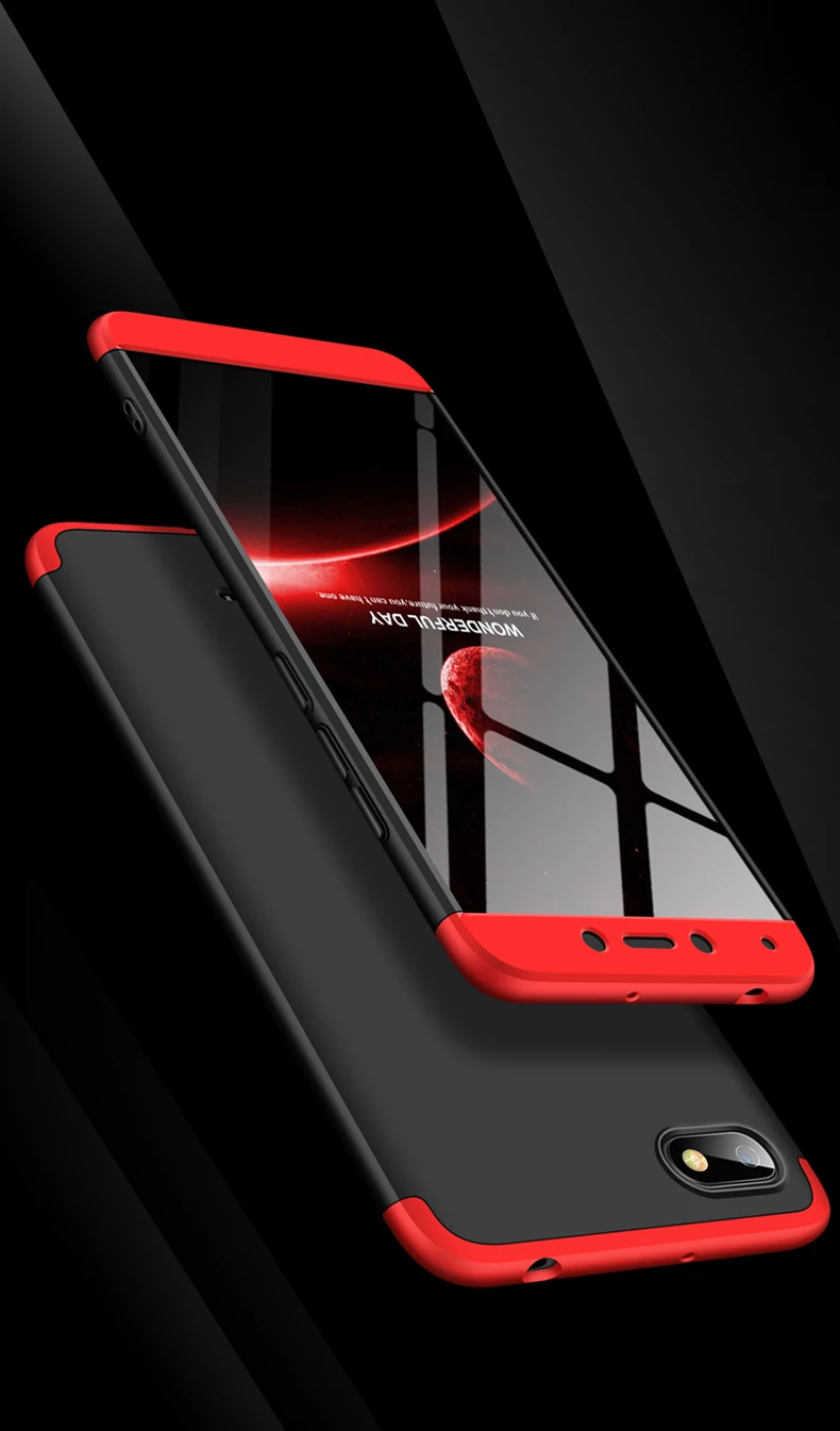 Чехол Xiao mi Red mi 6A, 360, полная защита, чехол для телефона, чехол для Xiao mi Red mi 6 Pro 6A Xio mi Red mi 6 mi A2 Lite, чехол 3 в 1