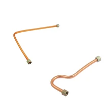 Pièces de raccord de compresseur d'air, 15mm de diamètre, avec écrous hexagonaux, tuyau de sortie en cuivre, 12mm de diamètre