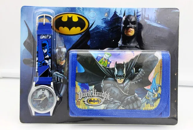 1pcs Hot sale! Wholesale New Lot Batman sets cartoon kids part Set watch kids Wr 1pcs Hot sale! Wholesale New Lot Batman sets cartoon kids part Set watch kids Wr