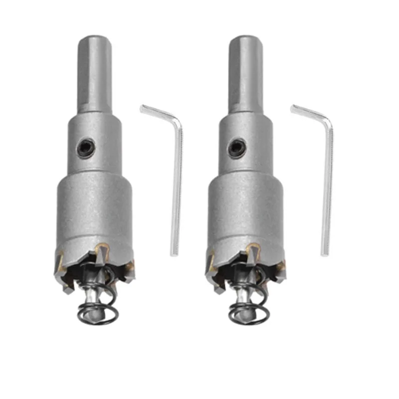 

22mm Carbide Hole Cutter Drill Bit for Stainless Steel Alloy 2 Pcs