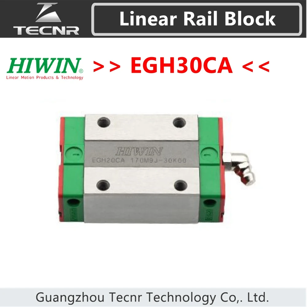 Оригинальный линейный направляющий слайдер HIWIN EGH30CA для линейных рельсов HGR30