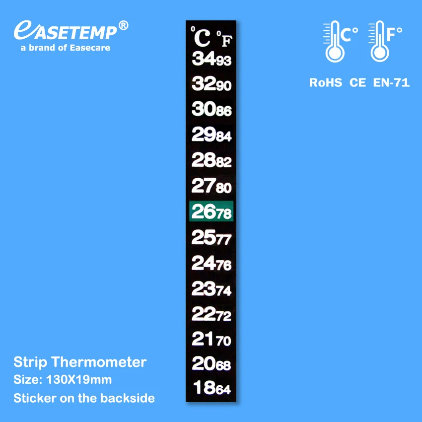 

500pcs of sticker thermometer