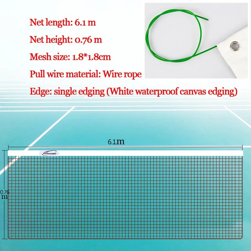 Стандарт сети для бадминтона Портативный Уровень соревнований различные спецификации профессиональный Крытый Открытый квадратный Тренинг - Цвет: 7
