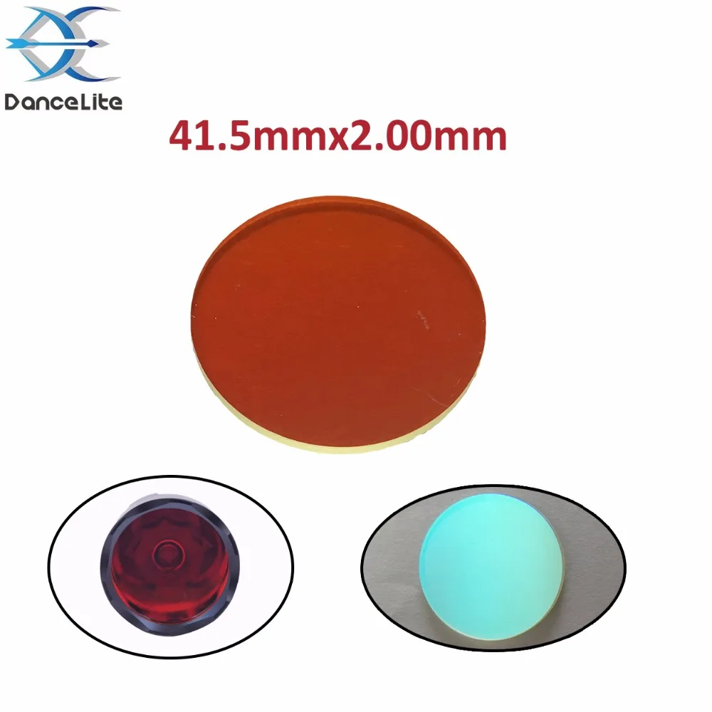 

2PCS NEW 41.5mmx2.0mm Red Coasted Lens Glass Filter For C8 C12 LED Flashlight