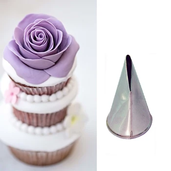 

#CP1 Fashion Rose Flower Icing Piping Nozzles Cake Decorating Pastry Tips Tool Baking Bakeware
