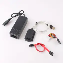 Высококачественный USB 2,0 для IDE SATA S-ATA 2,5 3,5 HD HDD жесткий диск адаптер конвертер кабель комплект