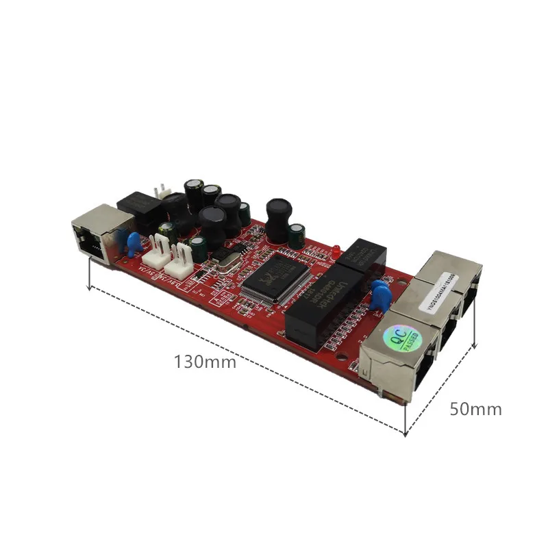Модуль автоматического включения света 4 порта 10/100/1000 Мбит/с ООН управления Переключатель RJ45 Ethernet порт неуправляемый коммерческих