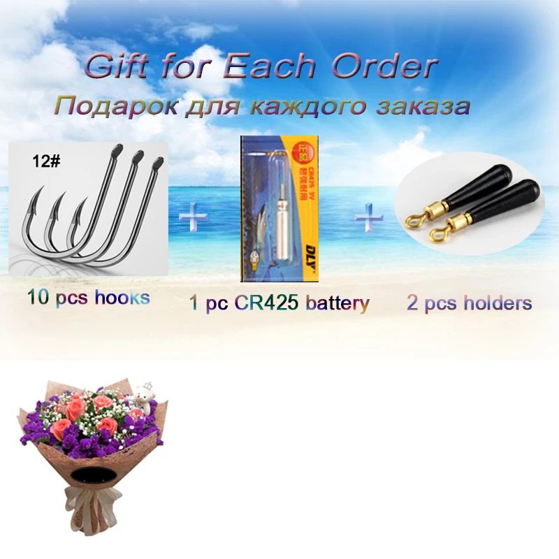 WLPFISHING الصيد يطفو البلسا LED الكهربائية متوهجة مضيئة يطفو عالية السطوع ليلة ضوء Fising Bobbers التبعي هدايا