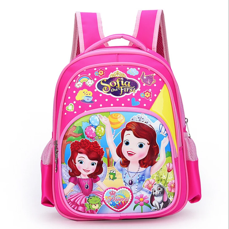 New Cartoon Sofia the First Pattern font b Backpack b font Children font b Kid b
