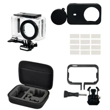 CAOMING Housing Shell Aluminum Alloy Protective Cage with 37mm Filter Lens & Lens Cap & Screw for Xiaomi Mijia Small Camera Durable Color : Black Black CAOMING Housing Shell Aluminum Alloy Protective Cage with 37mm Filter Lens & Lens Cap & Screw for Xiaomi Mijia Small Camera Durable Color : Black Black
