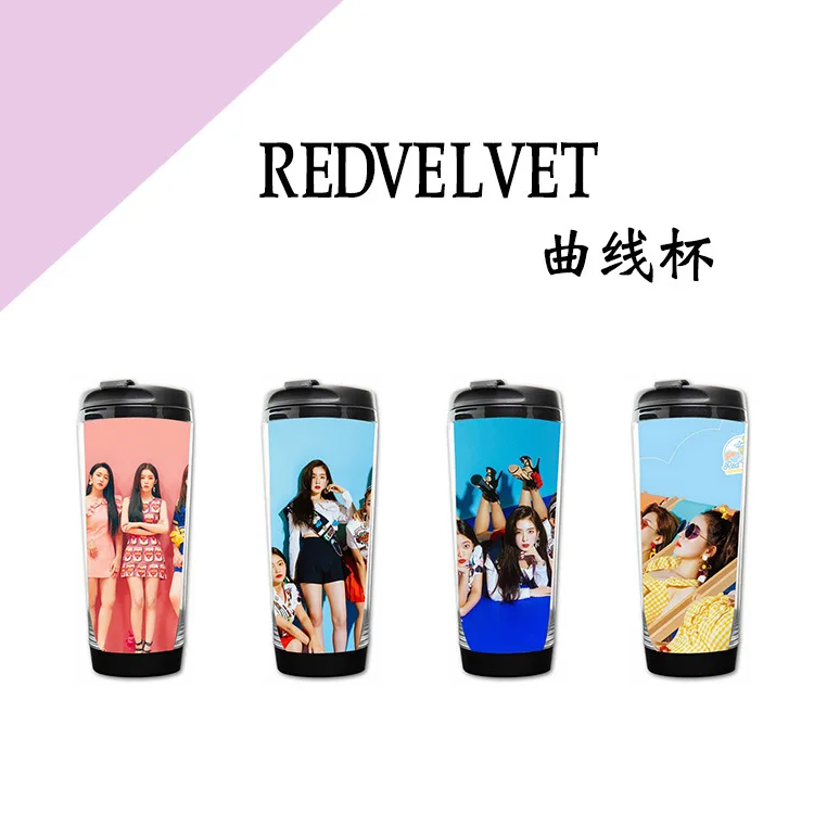 

KPOP RED VELVET Summer Album With The Same Cup Curve Cup Handy Cup Dropshipping