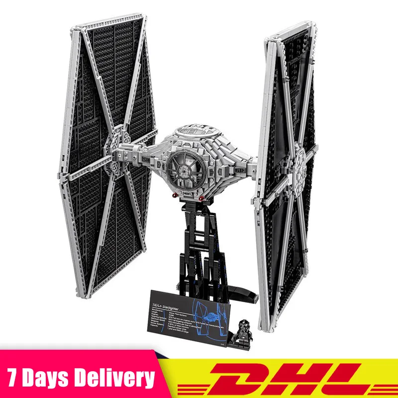 

Creative Star Wars Tie Fighter Building Blocks Bricks Model Educational Toys for Children Gifts Compatible LegoINGlys 75095