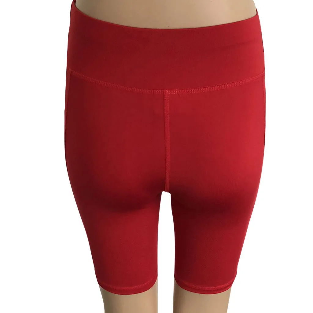 Летние женские высокие спортивные Леггинсы для йоги, сексуальные штаны с пуш-ап эффектом для тренировок, одноцветные эластичные бесшовные штаны для фитнеса, Ropa Deporte# T8