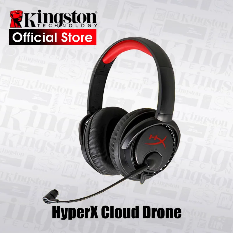 Kingston HyperX Cloud Drone многоплатформенная Совместимость легкие наушники игровая