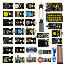 Frete grátis! novo sensor starter kit (mega 2560 + escudo v1) para arduino projeto com caixa de presente + sensores (30 peças) + pdf (online)