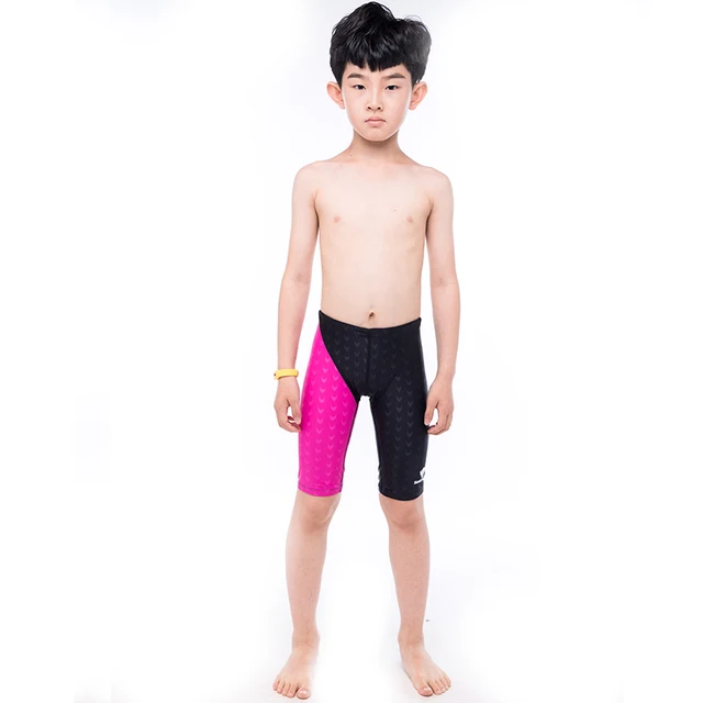 Aliexpress.com : Buy HXBY Professional Racing Swimming Trunks Kids Boy ...