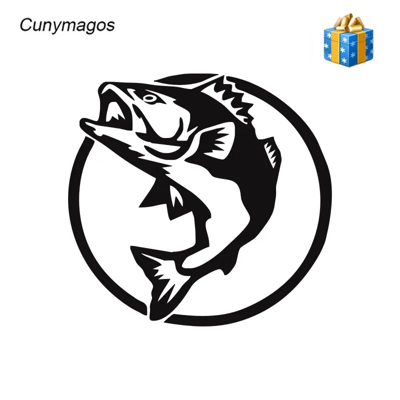 

Cunymagos Fishing Hunting Sports Fish Animal Car Sticker Window Decoration Vinyl Decal Motorcycle Sticker Car Styling 13.5*13CM