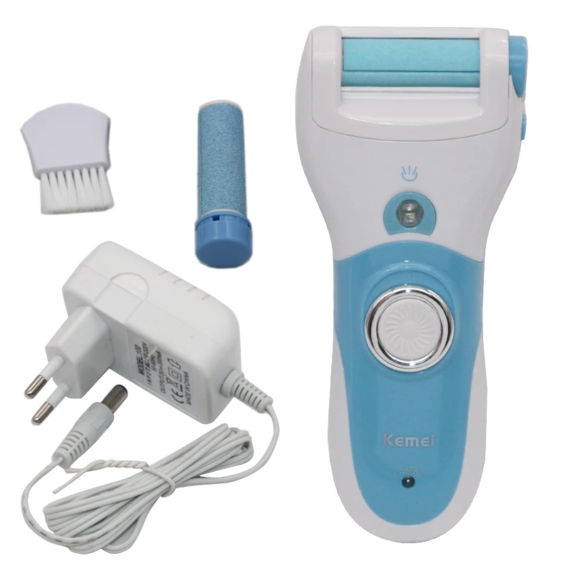 

Hot Rechargeable Electric Foot Care Tool Pedicure Peeling Dead Skin Removal + 2 Rollers Feet Care Machine for Women