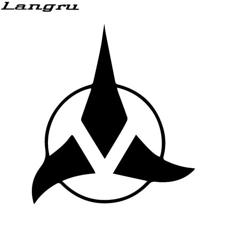 Langru Car Stying Animated Sci-fi War Star Klingon Empire Symbol Car ...