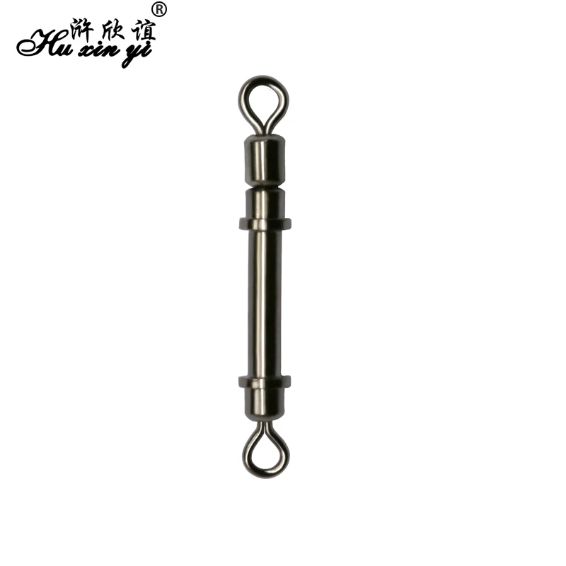 

HXY 20PCS strong elastic swivels high speed snap with lead piece seat fishing tackle fishing hook connector rolling swivels
