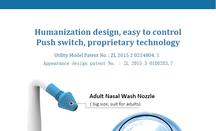 Водный Пульс очиститель носа 300 мл нети горшок для мытья носа для взрослых и детей для промывания носа