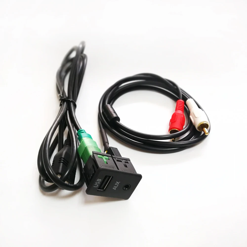 Универсальный автомобильный AUX/USB переключатель Biurlink DIY Кабель адаптер для