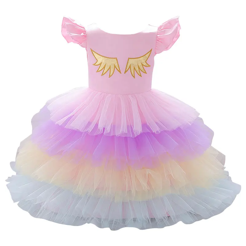 Платье для девочек Детские платья для девочек, красивое платье принцессы на день рождения костюм для малышей возрастом от 3 до 10 лет детская одежда