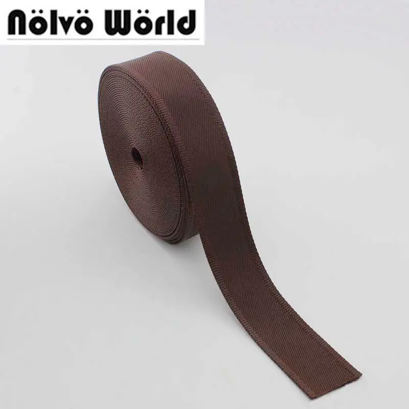 

10yards 32mm 38mm wide black brown color nylon ribbon for camera belts strap,sewing men shoulder bags strap,car safety belt