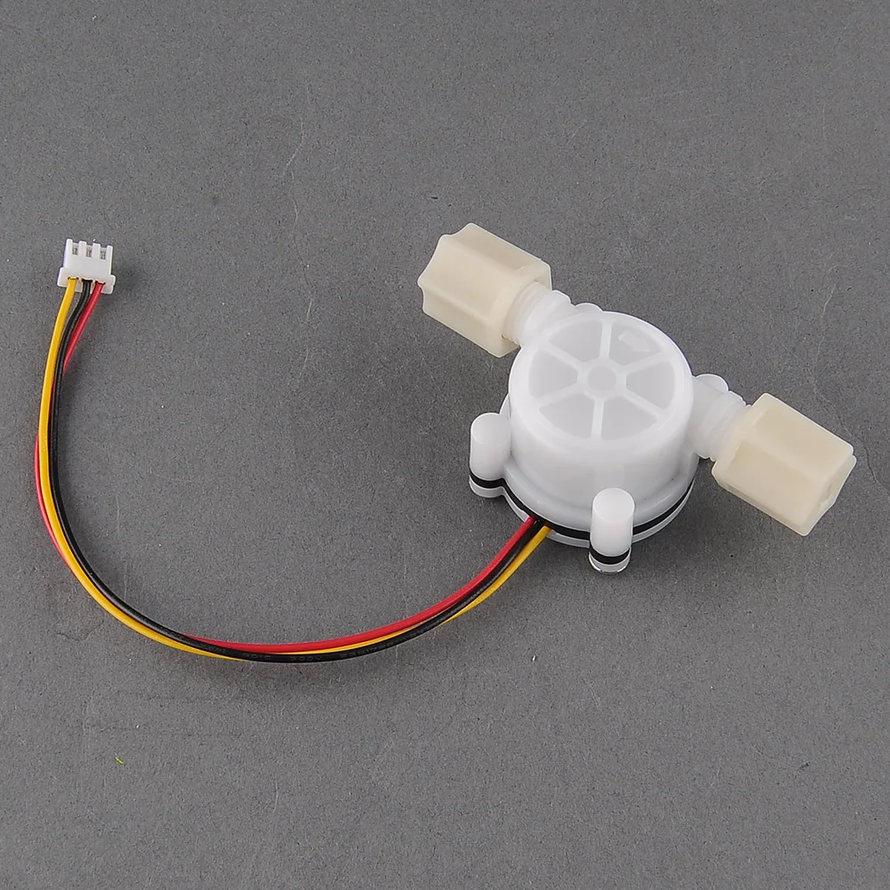

New Liquid Water Flow Sensor Meter Counter Hall Sensor Flowmeter 0.3-6L/min #