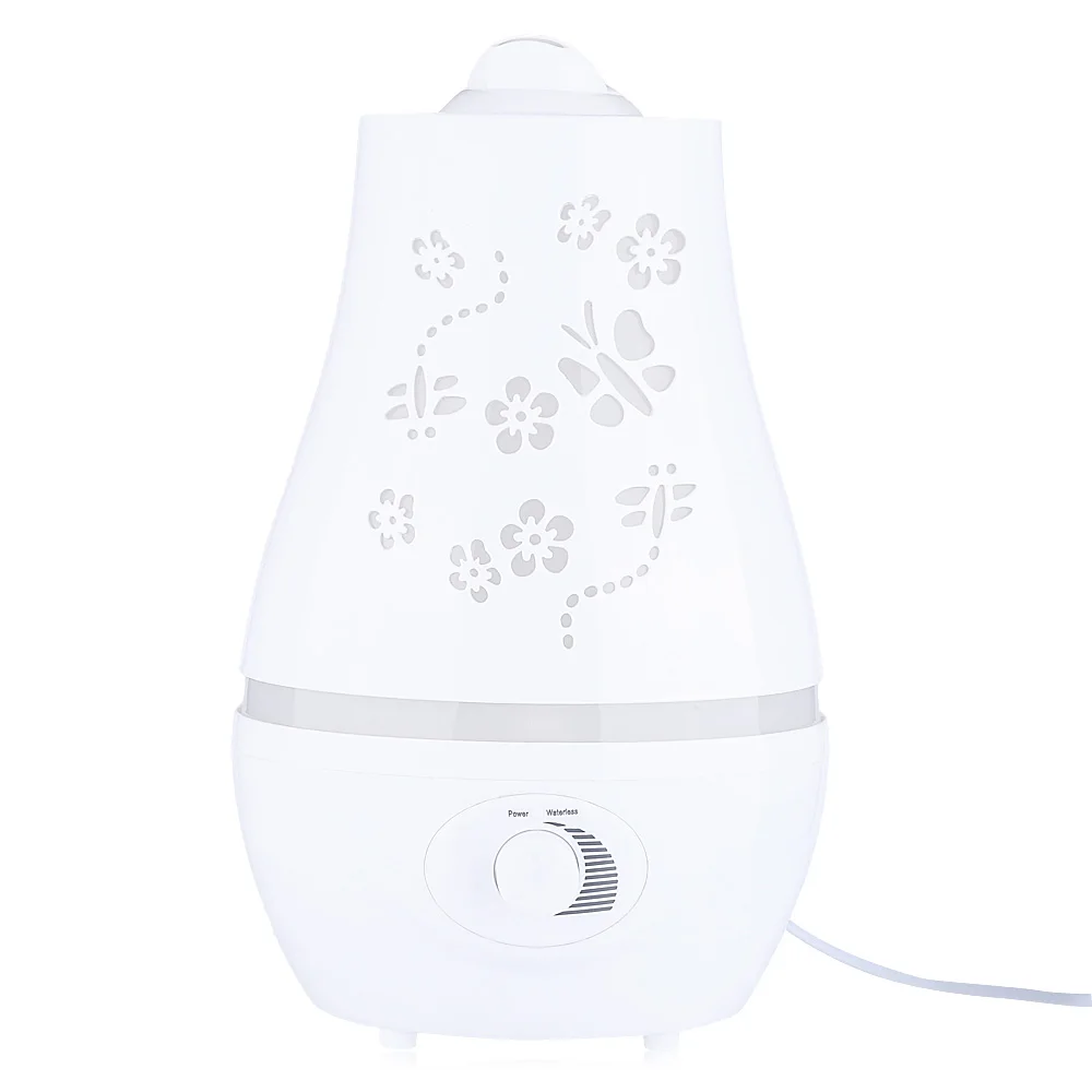 Pаспродажа 2.4L аромат эфирного масла диффузор ультразвуковой увлажнитель воздуха с PP Материал светодиодный свет для Office для дома