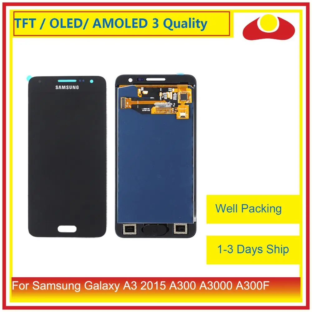 ЖК-дисплей для Samsung Galaxy A3 2015 A300 A3000 A300F A300M дисплей с сенсорным экраном и