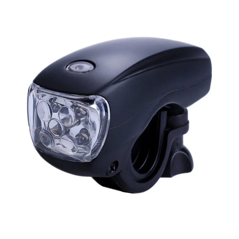 

Front Bike Headlight 5 LED Flashlight Cycling Light IP55 Waterproof Bicycle Front Light 3*AAA Rechargeable Battery light #2M18